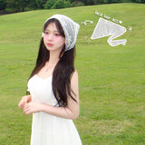 ラニット レース トライアングル ヘッドスカーフ