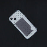 [Jelly] mini dot (Dark gray&black dot) Card pocket case