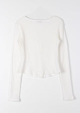 MUTE V RIB CARDIGAN