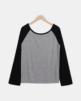 ナード コントラスト ラグラン ロングスリーブTシャツ