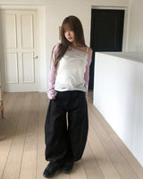 Porty Studded Belted Balloon Pants