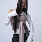 UNBALANCE TUBE TOP (COCOA)