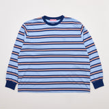 マルチストライプシンボルTシャツ ブルー