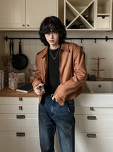 Clun Epaulette Suede Jacket