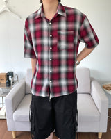 Shunut Checkered Short-Sleeved Shirt