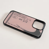 Dusty, Nostalgic Vibes Phone Case (DustyPink/CharcoalGray)
