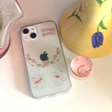 フラワーブルームフォーンケーススマホグリップセット