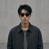 Amber Tortoise Round Sunglasses