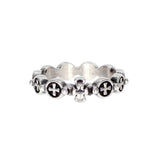 Antique Cross Scallop Ring