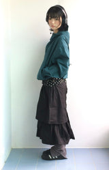 Layered Cut Shaped Skirt