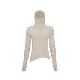 WMNS BEUTER® GREIGE BALACLAVA HOODIE / WMNS BEUTER® グレイジュ バラクラバフーディ