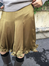 Vain Pleats Frill Midi Skirt (3c)