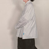 offset stripe shirt_white
