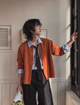 [1+1] Mobis round knit cardigan