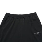 24FW BASIC LOGO NYLON SET UP PANTS BLACK 