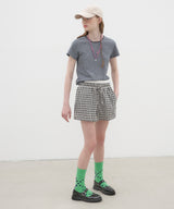 Two-tone Striped T-shirt - Navy