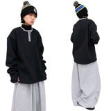 Henley neck napping warmer long-sleeve t-shirt