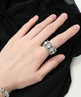 Unique Cubic Beads Ring