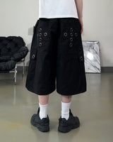 Aver Eyelet Cargo Bermuda Pants