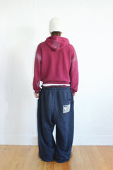 Vintage Spray Plast Hood Zip-up (Burgundy)
