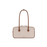 muva. Light‑Retro Spliced Canvas Boston Bag, Large‑Capacity Shoulder Bag for Commute & School, Original Design, New Arrival Sep 3