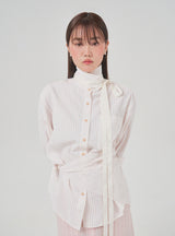 Stripe shirt (ivory)