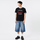 エッセンシャルスタンダード半袖リンガーTシャツアリゾナ ブラック
