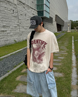 デンティグラフィックショートスリーブTシャツ