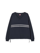 COZY V-NECK L/S (NAVY)