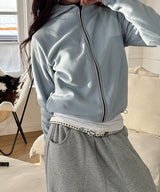 Warm fleece zip up(4color)