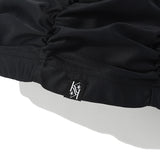 KIRSH LOGO SHIRRING SWIMMING CAP [BLACK]