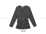 SHIRRING STRAP BLOUSE