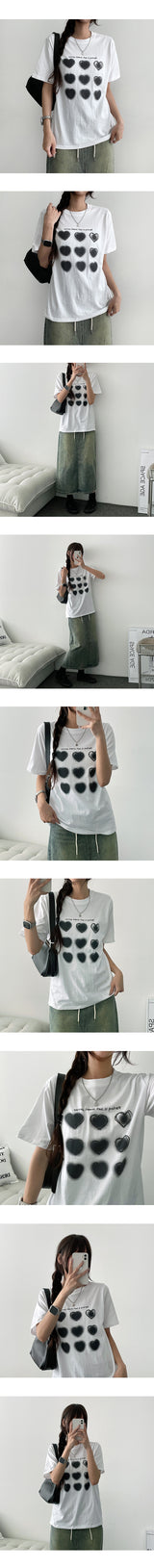 Mori Heart Short Sleeve Tee