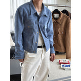 [F/W] Suede trucker jacket(4color)