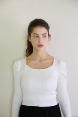 CHARLOTTE PUFF KNIT (3 COLORS)
