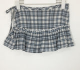 Plaid Layered Wrap Skirt (2color)