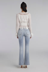 Dear You Lace Blouse, White