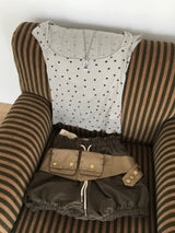 shoeshoe layered pumpkin shorts