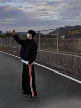 Boundary Track Two-Tuck Pants (4 Colors)