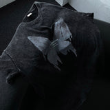Butterfly-printed Short-Sleeved T-shirt / D747406118682 