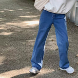 ストリートワイドデニムパンツ