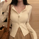 [BELLIDE MADE] ferry rib round knit cardigan