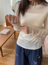 Hirin Layered Long Sleeve Tee