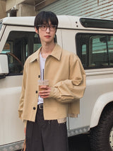 オータムカッティングクロップトレンチコート