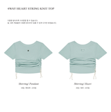 HEART STRING KNIT TOP_MINT
