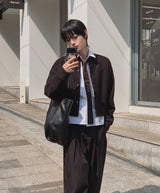 Novil Deep Pintuck Slacks
