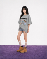 クレイジーホースグラフィックTシャツ (GRAY)