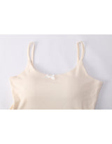 [Bracap O] Soft Ribbon Bra Top Sleeveless Butter