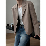 [S/F] Minimal crop blazer(2color)