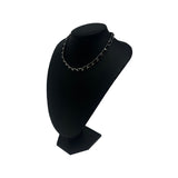 ベルベットチェーンネックレス [black]